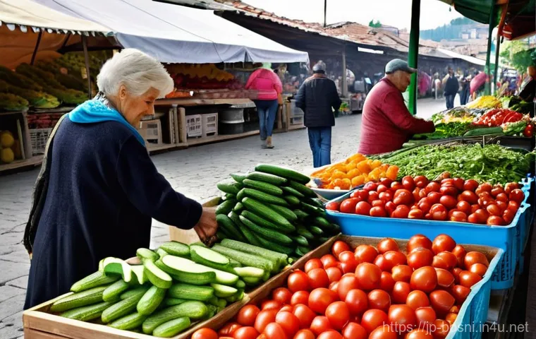 보스니아에서 생활비와 물가 수준 - **Sarajevo Cafe Scene:** A warm and inviting scene inside a traditional, slightly retro Bosnian cafe...