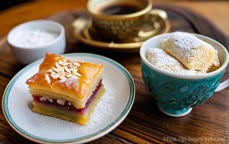 보스니아 기념품 추천 리스트 - **The Coppersmith's Art: Crafting Bosnian Coffee Culture**
    "A detailed, medium close-up shot ins...